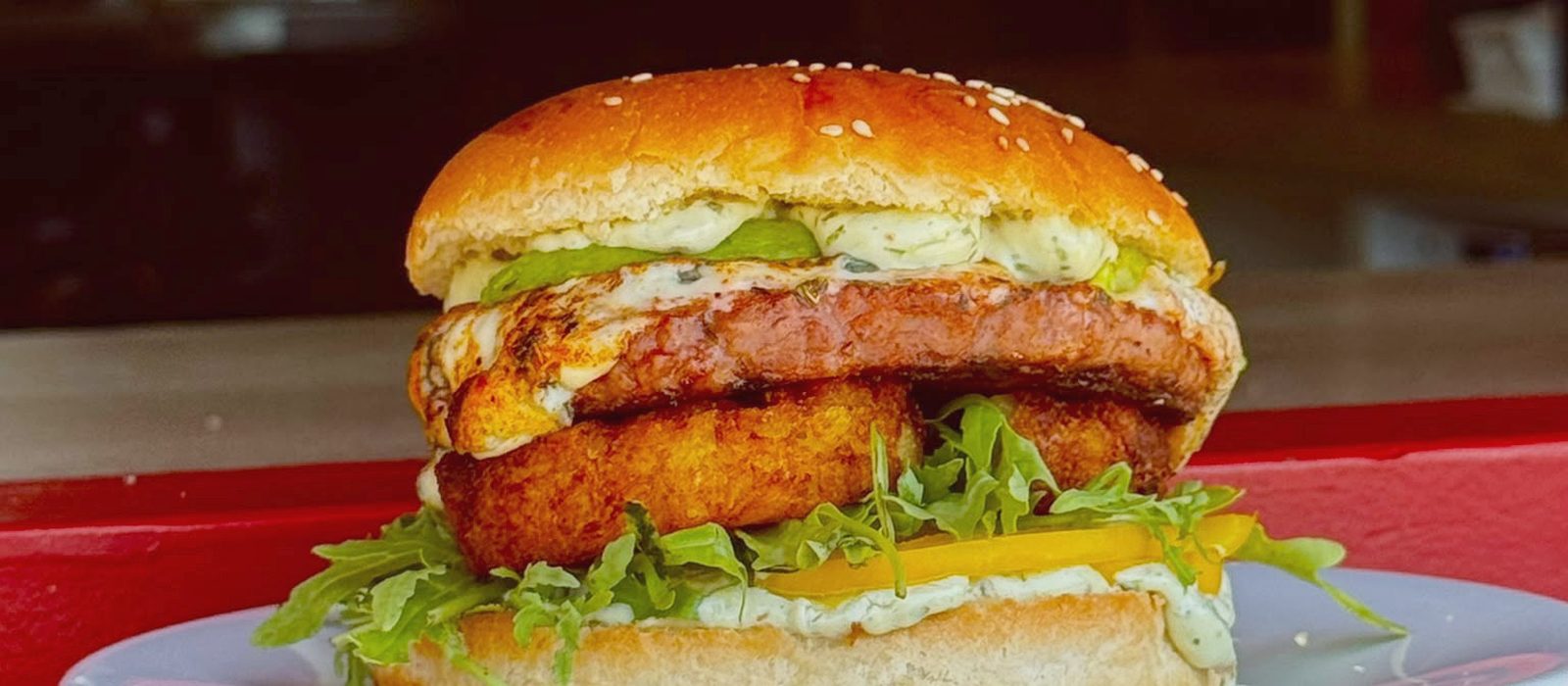 Le comptoir rouge de Boogie Burger