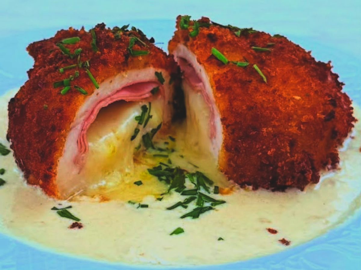 Le cordon bleu de Poulette, jambon et fromage fondant